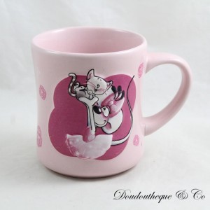 Diddl Diddlina rosa Tutu und Katze geprägte Maus Tasse
