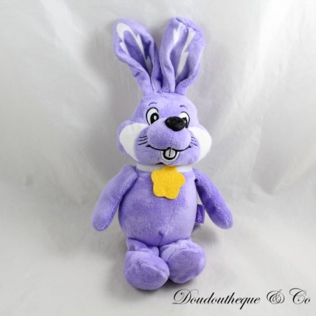 MILKA lila gelber Stern Hase Plüsch MILKA lila gelber Stern Hase Plüsch