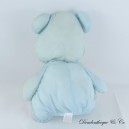 Vintage Puffalump Style Bär Plüsch aus blauem und gelbem Fallschirm Canvas 30 cm