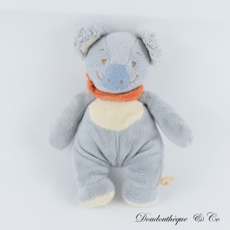 Cuby Koala Kuscheltier NOUKIE'S Australia blau beige orange Schal 17 cm Cuby Koala Kuscheltier NOUKIE'S Australia blau beige orange Schal 17 cm