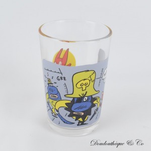 Sammlerstück Senf Glas SAMSAM und die Piraten Sam Sam Vintage 2000 Bloch Bayard 10 cm