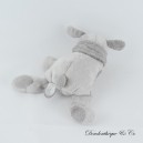 Fifi Hundekuscheltier DIMPEL hell- und dunkelgrauer Schal 17 cm