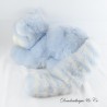 Pigiama organizer in peluche Fox CDJ BOUTIQUE blu bianco vintage 40 cm