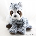 Waschbär Plüschtier CREATIONS DANI meliert grau weiß braun 35 cm