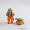Set aus Milou und Dupond LU Hergé Tim und Struppi auf dem Mond spazieren Kosmonauten 7 cm