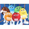 M&M'S Werbefleece Decke Bezug Candy Pralinen 127 x 180 cm