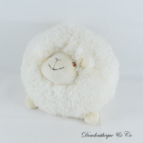 Schafball Plüsch AUBRY GASPARD weiß beige 18 cm Schafball Plüsch AUBRY GASPARD weiß beige 18 cm