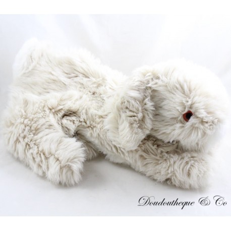 Plüsch-Kaninchen-Pyjama-Organizer LA PELUCHE vintage beige 38 cm Plüsch-Kaninchen-Pyjama-Organizer LA PELUCHE vintage beige 38 cm
