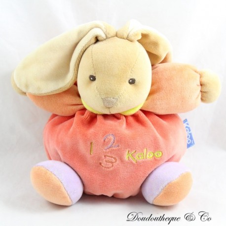 Hasenball Kuscheltier KALOO 123 orangegelb Kragen bestickt 1 2 3 von 18 cm Hasenball Kuscheltier KALOO 123 orangegelb Kragen bestickt 1 2 3 von 18 cm