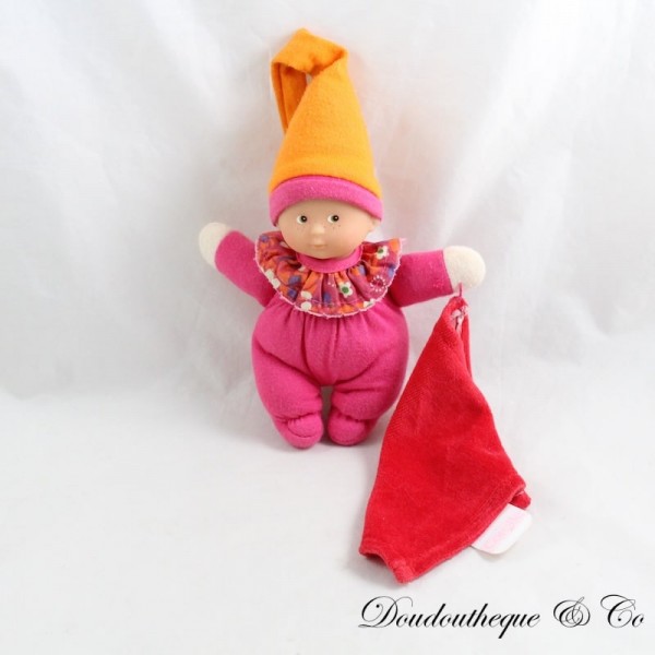 COROLLE pink red mini dream handkerchief cuddly toy 13 cm SOS cuddly toy