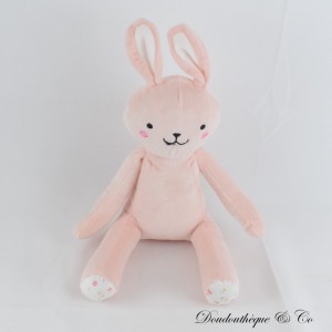 TOM & KIDDY Rabbit Plüsch Pink Hände mit Velcro Sitzposition 26 cm