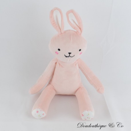 TOM & KIDDY Rabbit Plüsch Pink Hände mit Velcro Sitzposition 26 cm TOM & KIDDY Rabbit Plüsch Pink Hände mit Velcro Sitzposition 26 cm