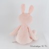 TOM & KIDDY Rabbit Plüsch Pink Hände mit Velcro Sitzposition 26 cm