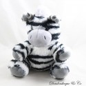 Zebra Plüschtier SOFT FRIENDS weiß grau schwarz Streifen sitzend24 cm