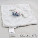 Flaches Kaninchen Kuscheltier VERTBAUDET quadratisch weiß