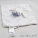 Flaches Kaninchen Kuscheltier VERTBAUDET quadratisch weiß