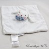 Flaches Kaninchen Kuscheltier VERTBAUDET quadratisch weiß