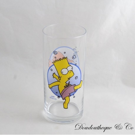 Bart Simspon The Simpsons Tall Glass Fish Bart Simspon The Simpsons Tall Glass Fish