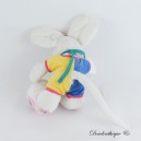 Mausplüsch DIDDL gelb blau mit Schnuller und Lätzchen Depesche 27 cm