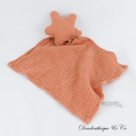 Doudou plat étoile ZEEMAN Lange marron 40 cm Doudou plat étoile ZEEMAN Lange marron 40 cm