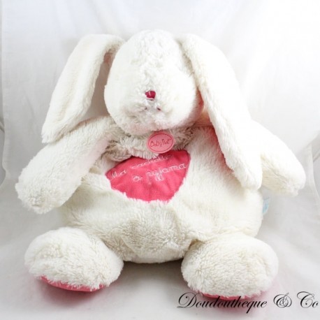 Plush bunny pajama organizer BABY NAT' Cuddles Plush bunny pajama organizer BABY NAT' Cuddles