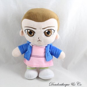 Plüschtier Eleven STRANGER THINGS Netflix-Serie Eleven Jane Ives rosa Kleid 28 cm