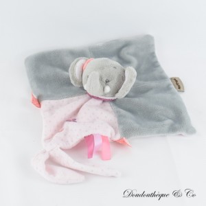 Adèle NATTOU grau und weiß Adèle & Valentine Elefant Flache Decke 27 cm