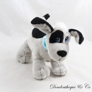 GIPSY grau schwarzer Hund Sound Plüsch
