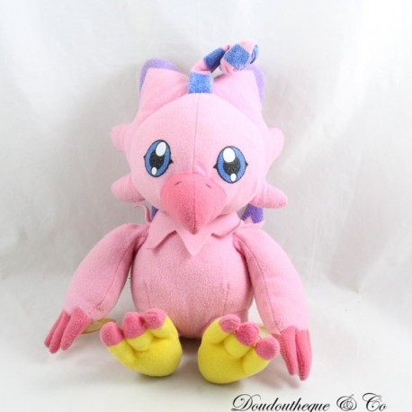 Biyomon JEMINI Digimon Rosa Vogel Kuscheltier Jahr 2000 Vintage Saugnäpfe 27 cm Biyomon JEMINI Digimon Rosa Vogel Kuscheltier Jahr 2000 Vintage Saugnäpfe 27 cm