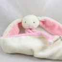 Rabbit flat cuddly toy NATURE PLANET Oeko pink white diamond 40 cm