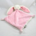 Rabbit flat cuddly toy NATURE PLANET Oeko pink white diamond 40 cm