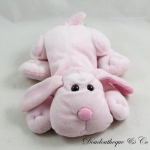 Kuschelhund ANIMAL ALLEY pink liegend