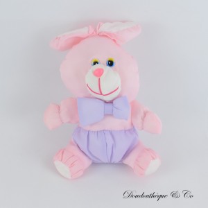 BIKIN Puffalump Bunny Plüsch Fallschirm Canvas Rosa und Lila 26 cm