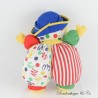 Clown Doll BERCHET mehrfarbiger Fliege Kunststoffkopf 32 cm