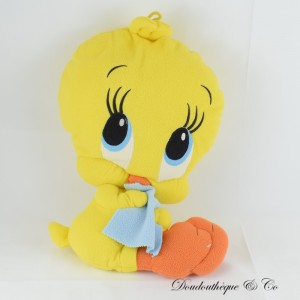 Kissen titi kanarienvogel LOONEY TUNES Tweety gelb blau Einstecktuch 50 cm