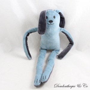 DPAM Hase Kuscheltier blau grau lange Beine Du Pareil au Même 39 cm