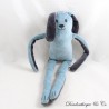 DPAM Hase Kuscheltier blau grau lange Beine Du Pareil au Même 39 cm