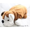 Groß IKEA Gosig Bulldogge Hund Plüsch Braun Weiß 50 cm
