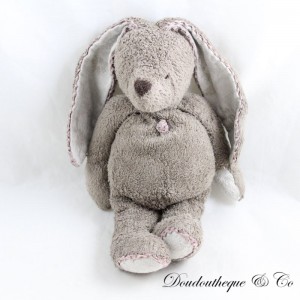 Peluche de conejo marrón DIMPEL con pelo corto
