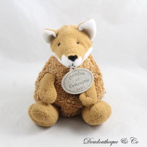 Fuchs Plüschtier DOUDOU ET COMPAGNIE braun weiß große Pfoten 20 cm