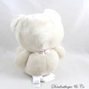 Hello Kitty Katze Plüsch SANRIO H&M verkleideter weißer Bär rosa Schleife 20 cm