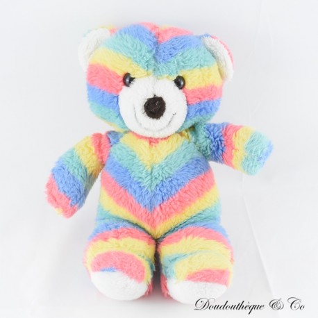 Vintage Carlos' mehrfarbiger mehrfarbiger Teddybär Teddybär 32 cm