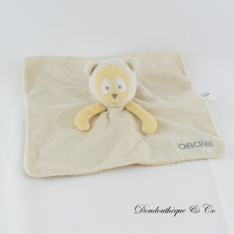 Plüschtier Flache Puppe Affe OBAIBI OKAIDI Bär oder Panda beige 26 cm Plüschtier Flache Puppe Affe OBAIBI OKAIDI Bär oder Panda beige 26 cm