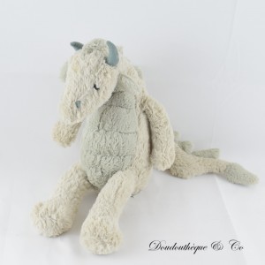 Dragon Plüsch JELLYCAT Lallagie Sitzposition in Beige und Grün 35 cm