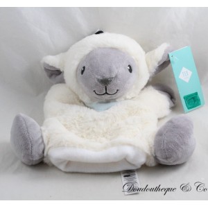 Schafpuppe Kuscheltier TEX BABY weiß grau