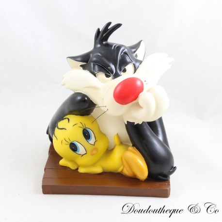 WARNER BROS Tweety & Grosminet Sparschwein aus Harz WARNER BROS Tweety & Grosminet Sparschwein aus Harz