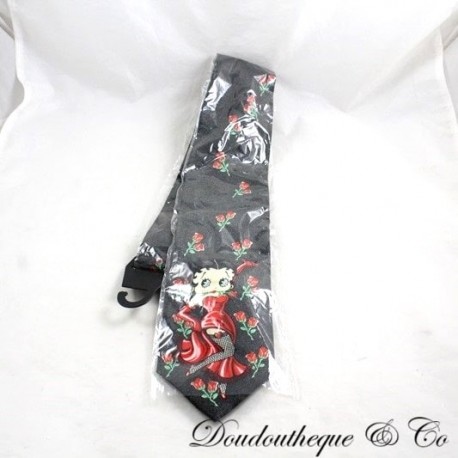 Betty Boop Krawatte AVENUE OF THE STARS Fleischer Studios Schwarz Rosa Rot NEU Betty Boop Krawatte AVENUE OF THE STARS Fleischer Studios Schwarz Rosa Rot NEU