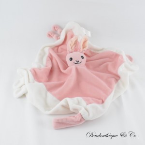 Hase flaches Kuscheltier KID'S CONCEPT weiß und pink 35 cm