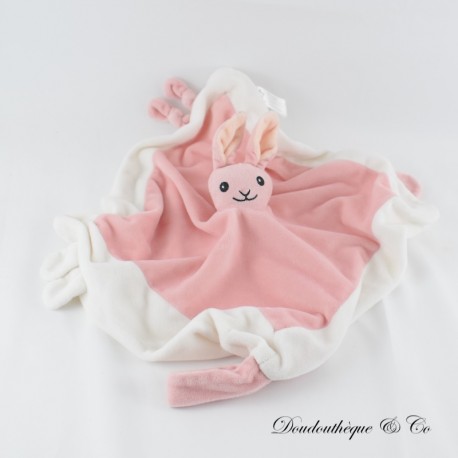 Hase flaches Kuscheltier KID'S CONCEPT weiß und pink 35 cm Hase flaches Kuscheltier KID'S CONCEPT weiß und pink 35 cm