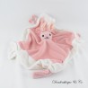 Hase flaches Kuscheltier KID'S CONCEPT weiß und pink 35 cm